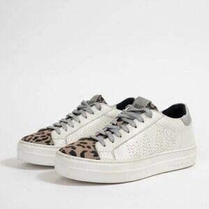 P448 Sneakers Thea Platform Sneaker in Python Roccia Size EU 37 US 6.5/7